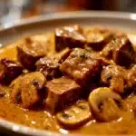 Slow Cooker Beef Stroganoff Stew Recipe