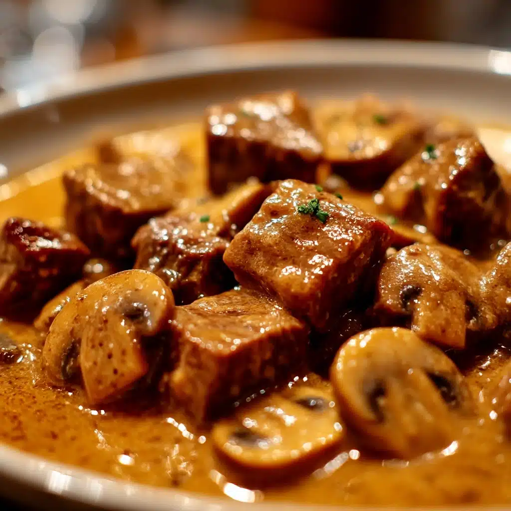 Slow Cooker Beef Stroganoff Stew Recipe