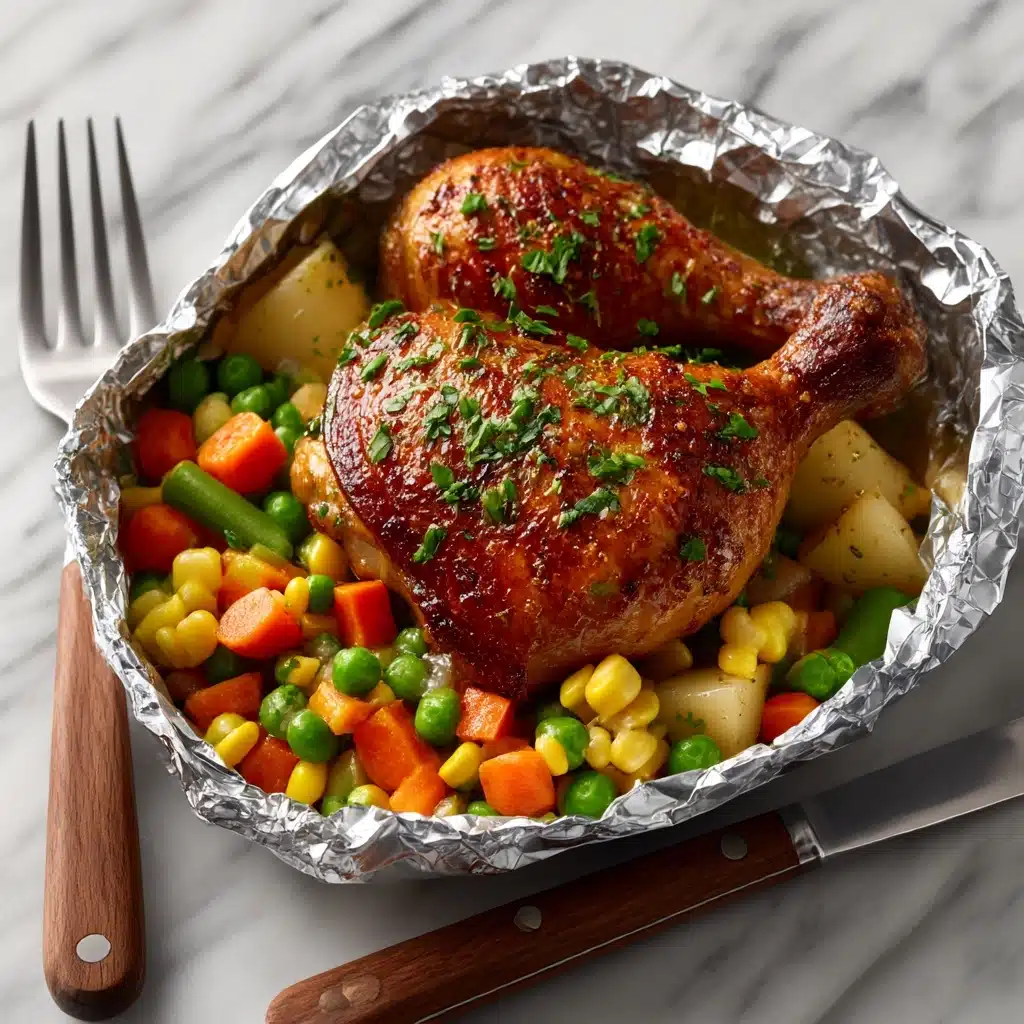 BBQ Chicken Foil Packets Recipe