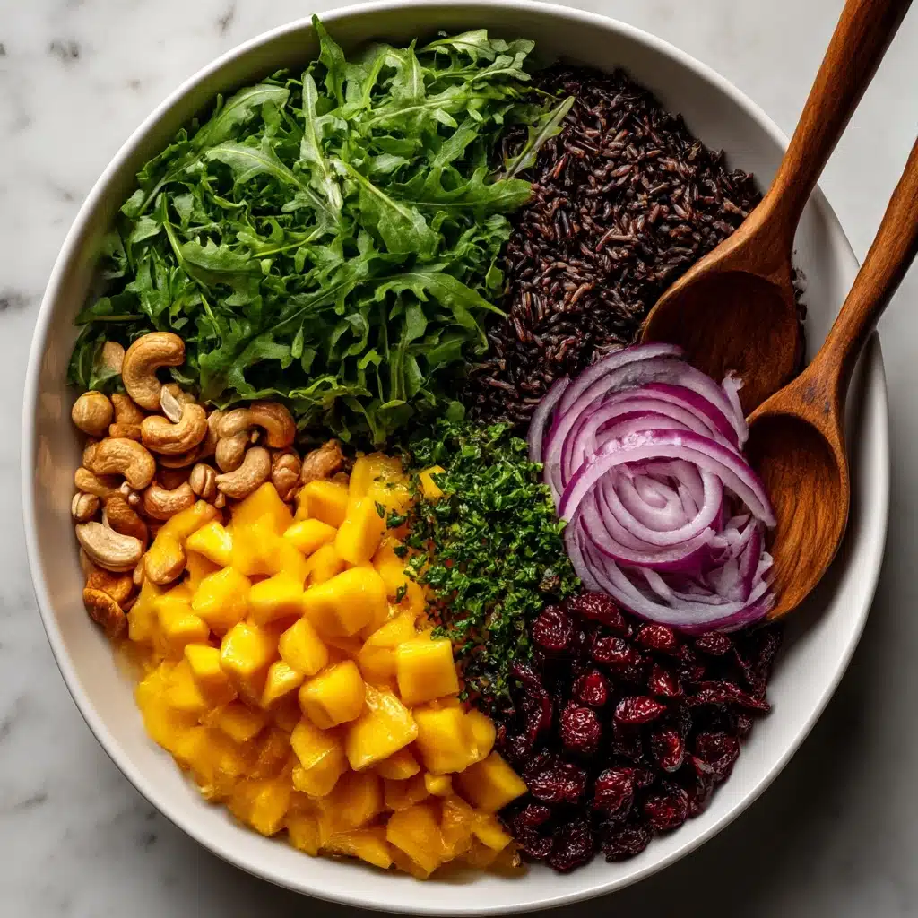 Thanksgiving Salad with Wild Rice and Lemon Dressing Recipe - Recipe Image