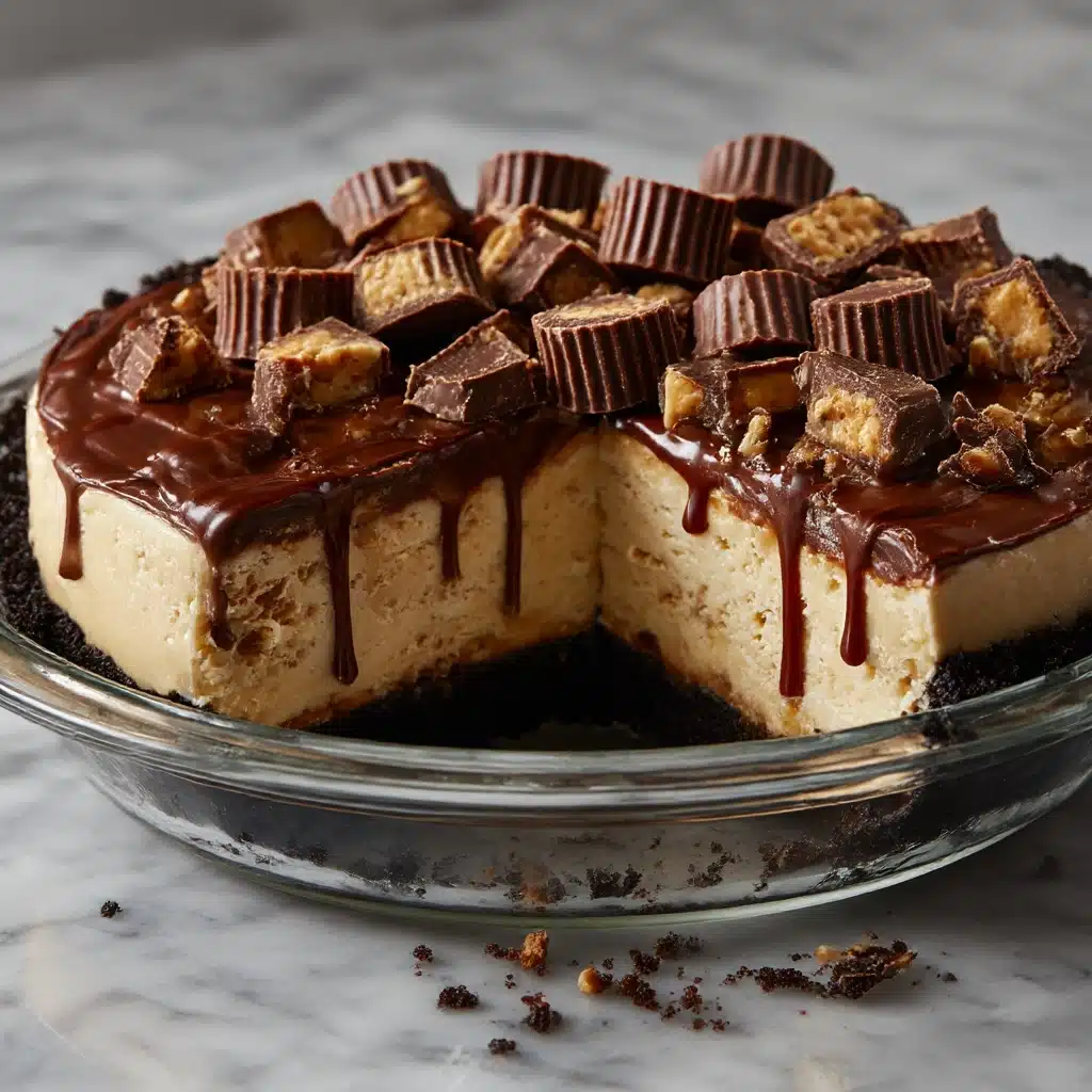 Mocha Peanut Butter Pie Recipe - Recipe Image