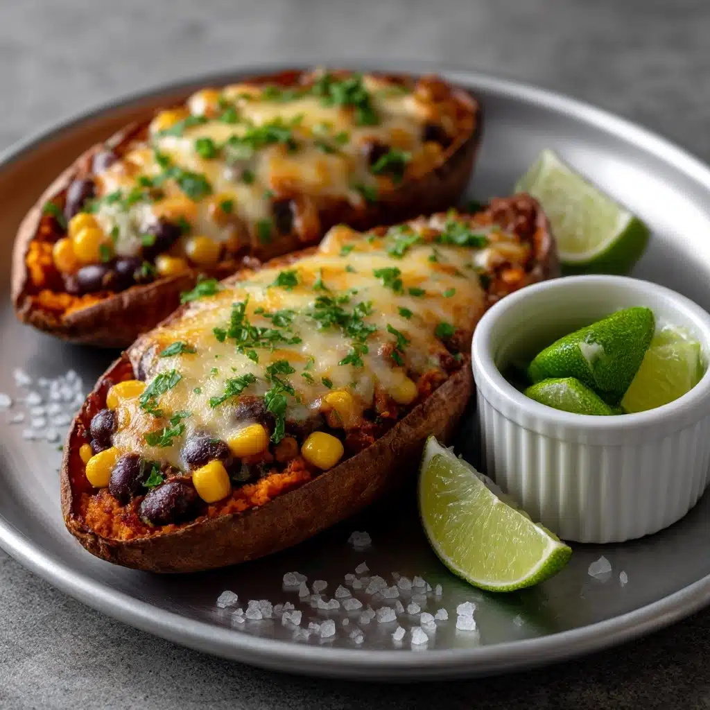 Healthy Chipotle Sweet Potato Skins Recipe - Recipe Image