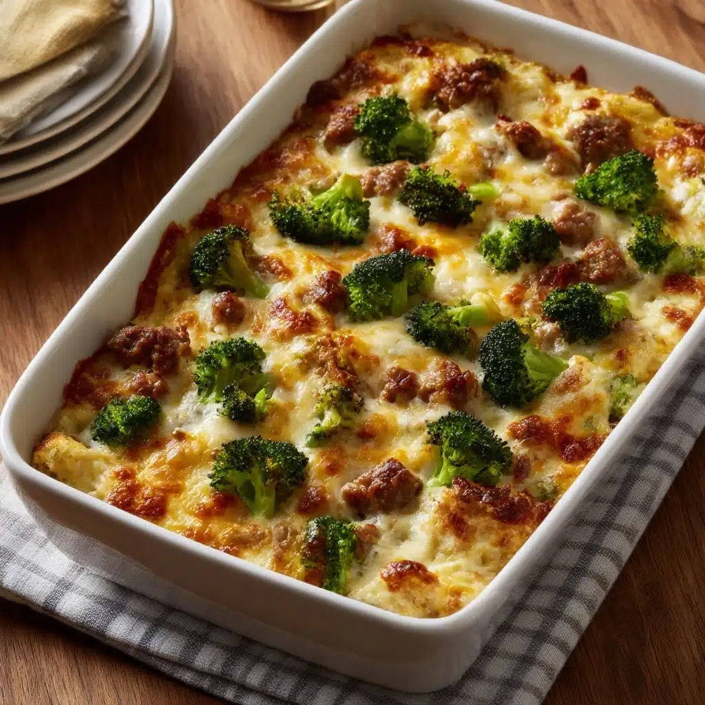 Creamy Chicken Quinoa and Broccoli Casserole Recipe - Recipe Image