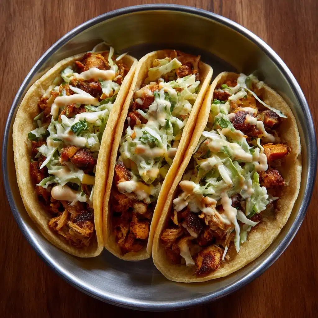 Instant Pot Hawaiian Chicken Tacos with Jalapeño Ranch Slaw Recipe - Recipe Image
