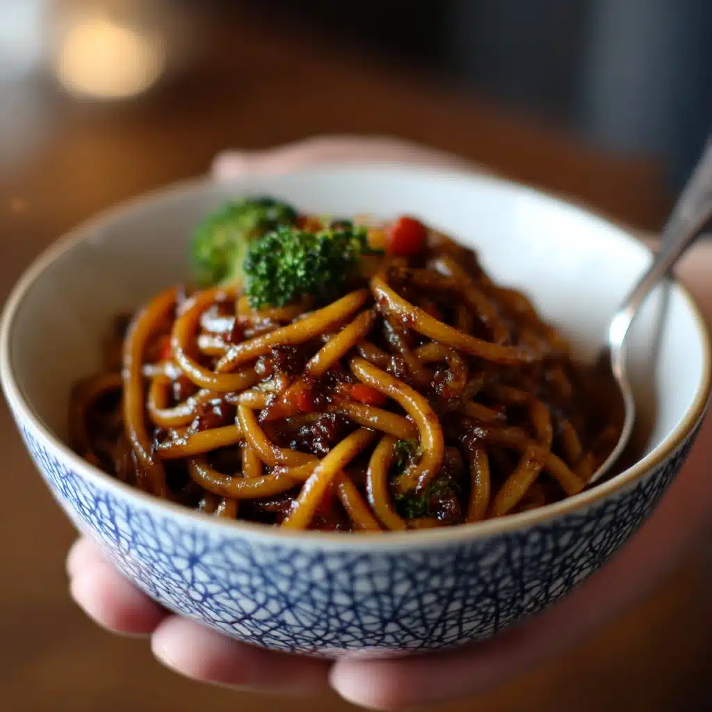 Black Pepper Stir Fried Udon Recipe - Recipe Image
