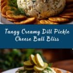 Creamy dill pickle cheese ball Recipe