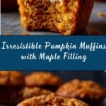 Pumpkin Muffins with Maple Cream Cheese Filling Recipe
