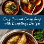 Coconut Curry Soup with Dumplings Recipe