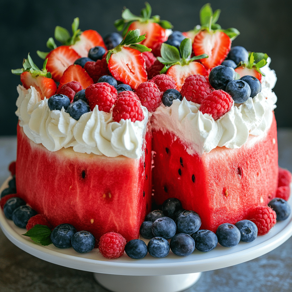 Fresh Watermelon Cake