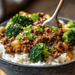 Ground Beef and Broccoli
