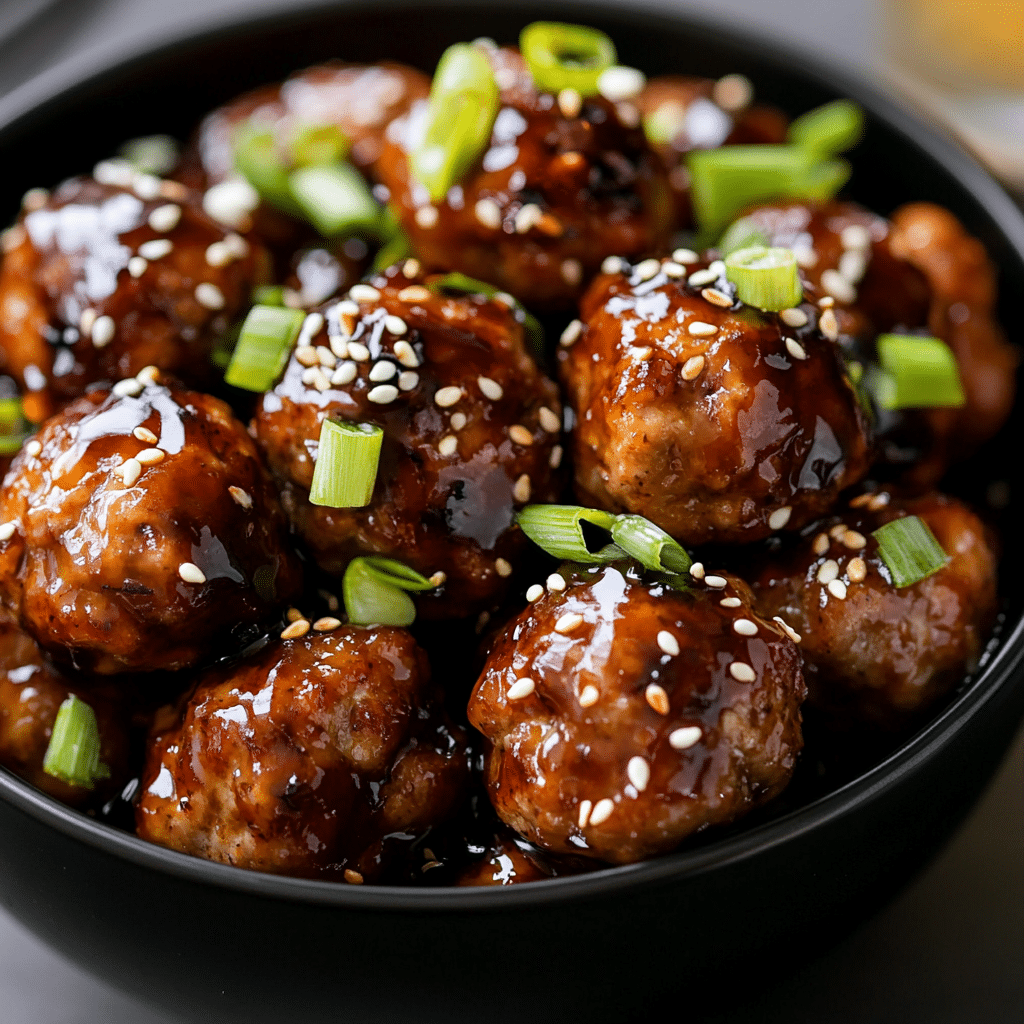 Honey Garlic Meatballs