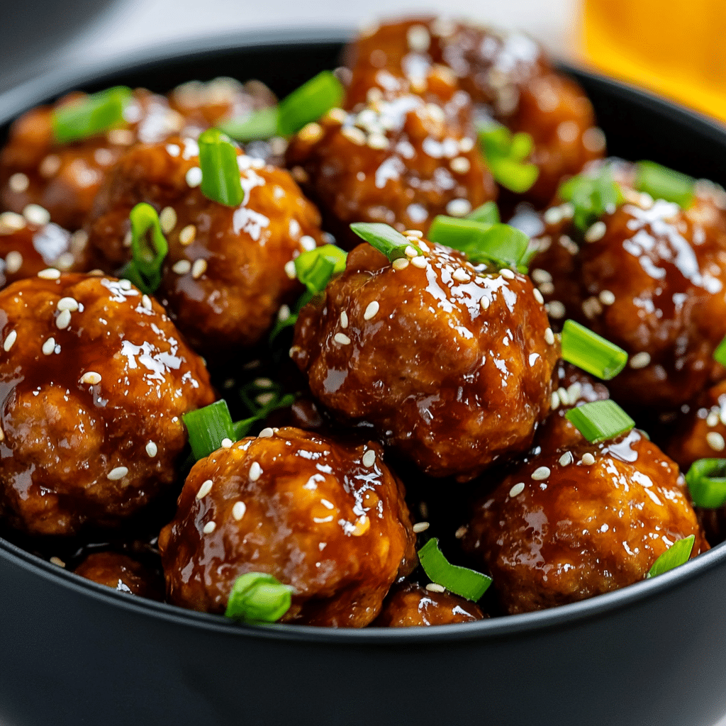 Honey Garlic Meatballs
