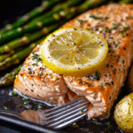 Lemon Butter Baked Salmon