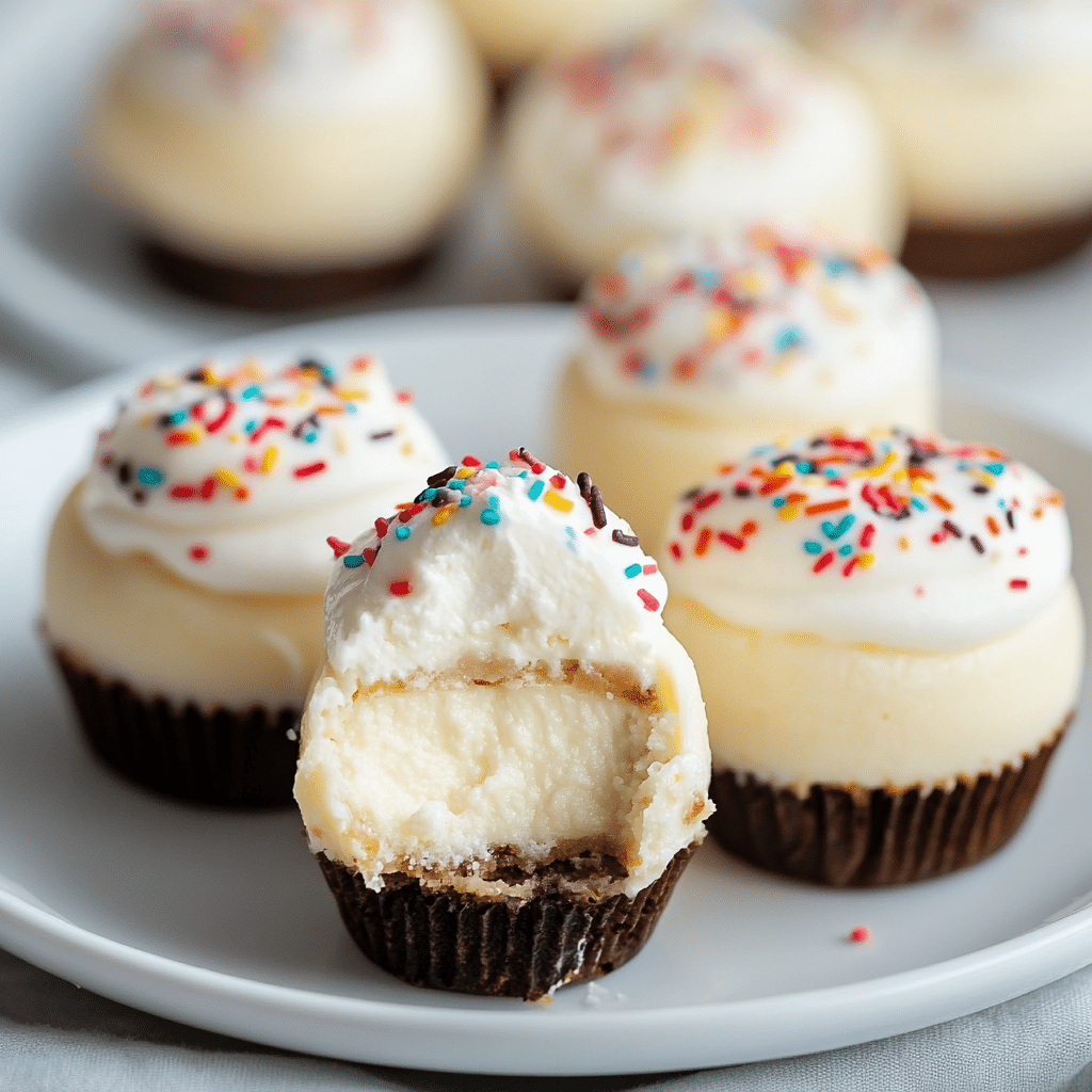 Surprise Inside Cheesecake Bites