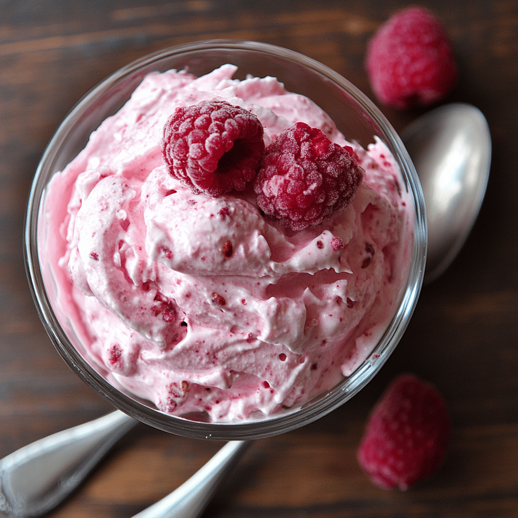 Creamy Raspberry Fluff