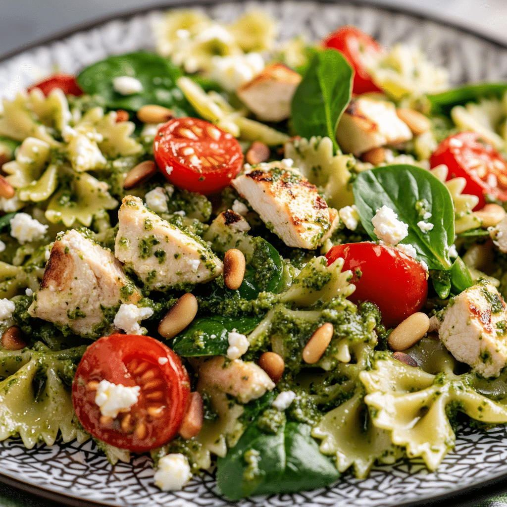 Chicken Pesto Pasta Salad