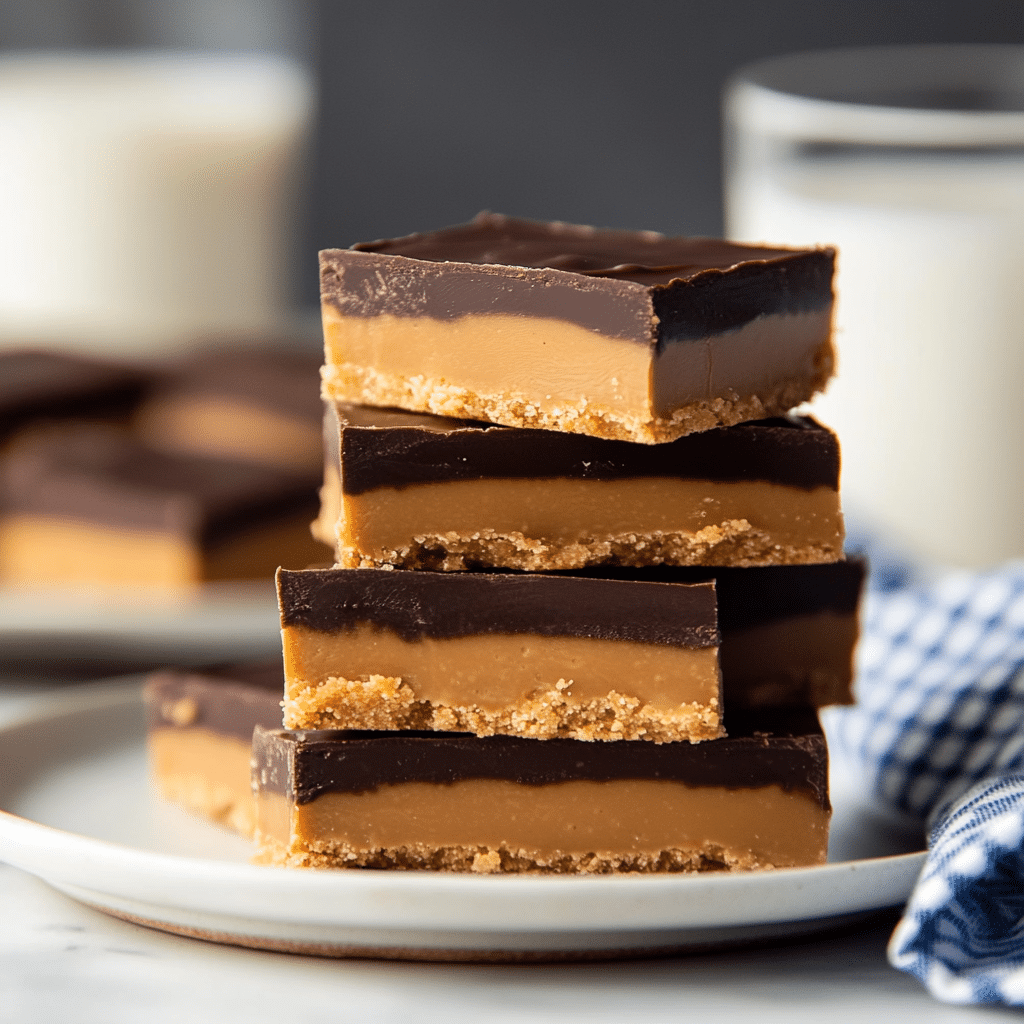 No Bake Peanut Butter Bars