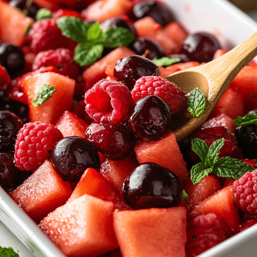 Watermelon Berry Fruit Salad