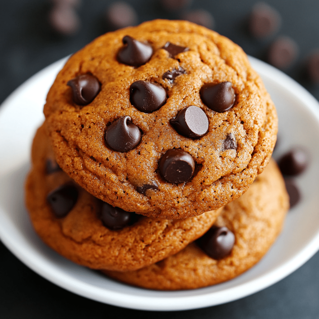 BEST Pumpkin Chocolate Chip Cookies