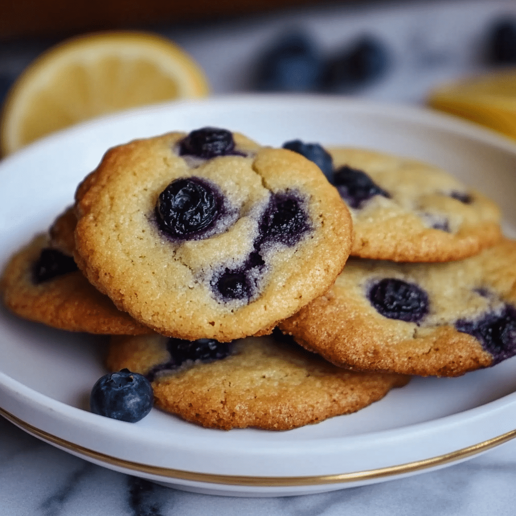 Lemon Blueberry Cookies
