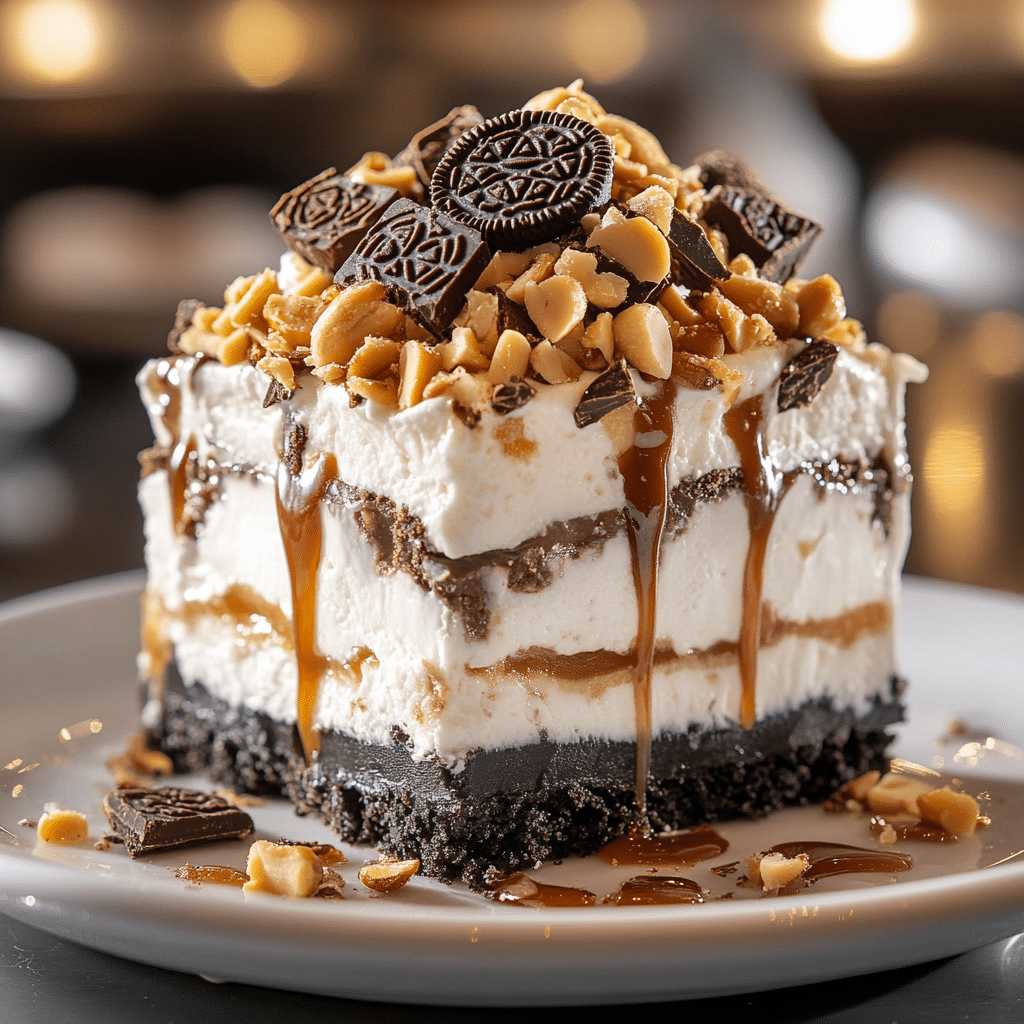 Turtle Lasagna Dessert