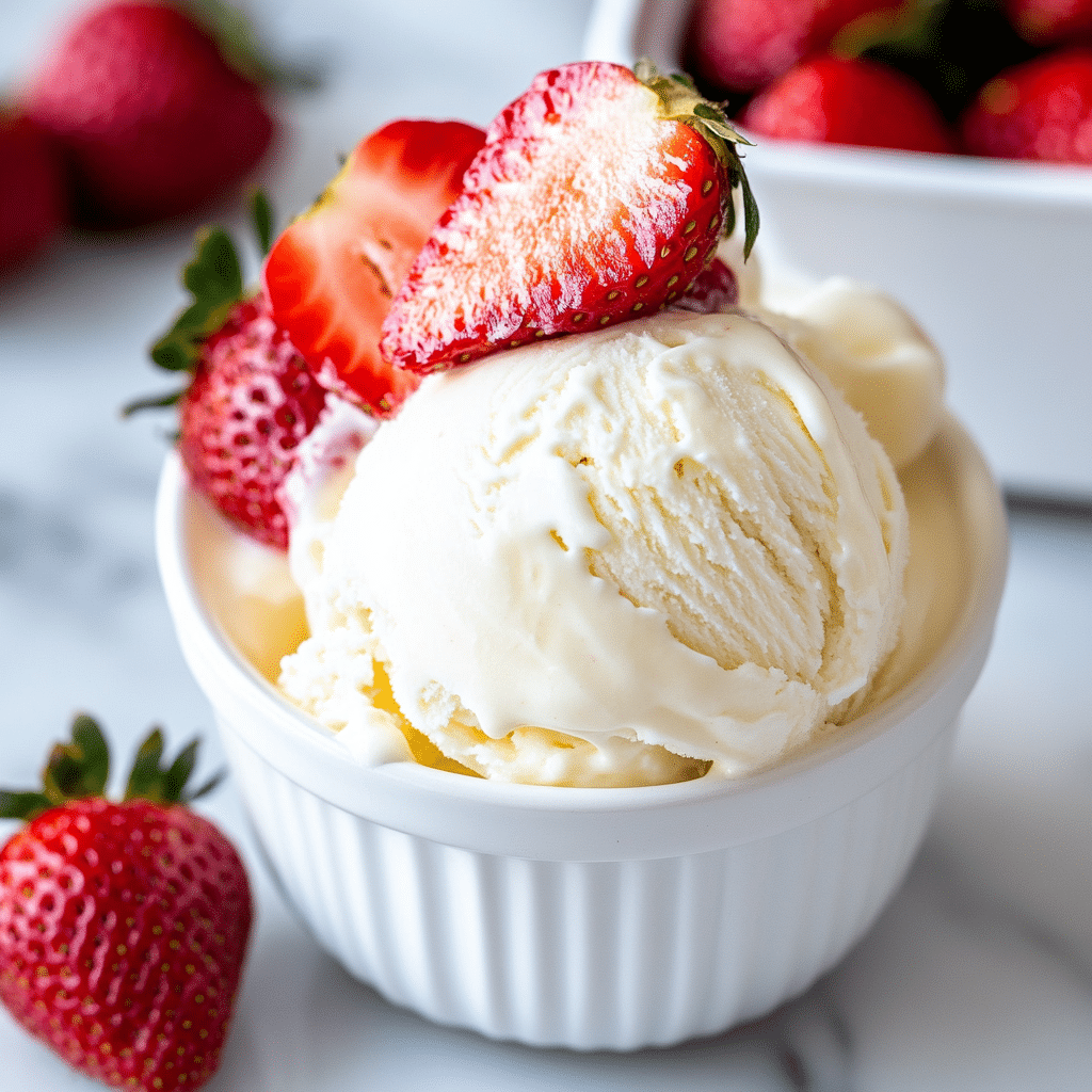 Homemade Vanilla Ice Cream