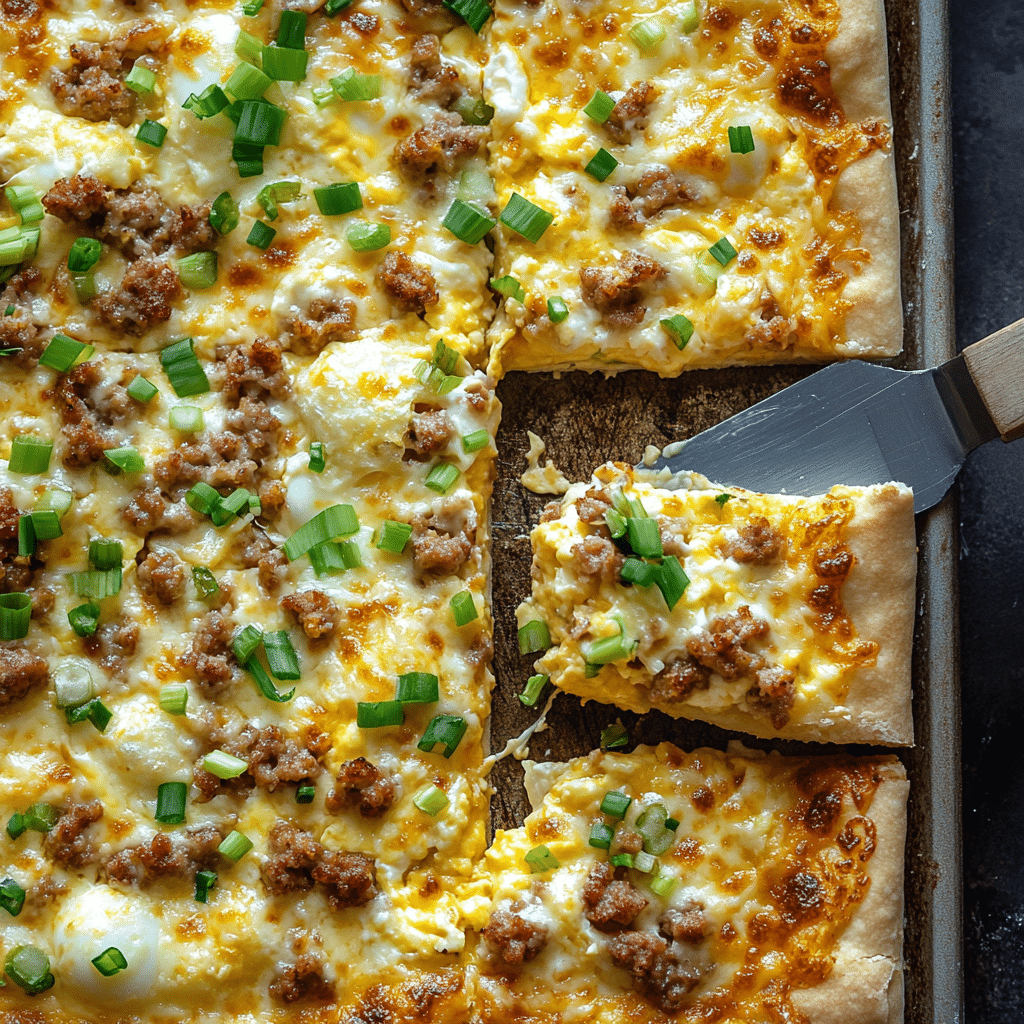 Sausage Breakfast Pizza