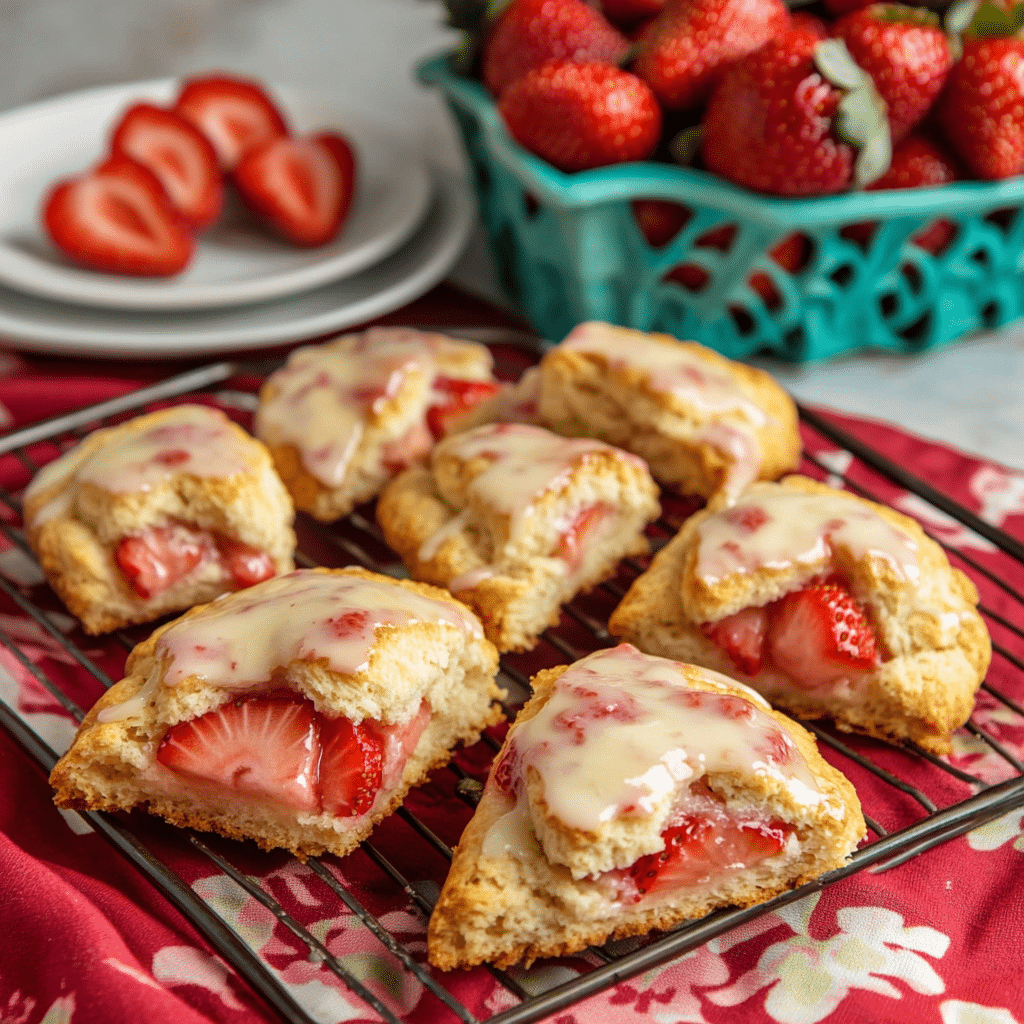 Strawberry Scones