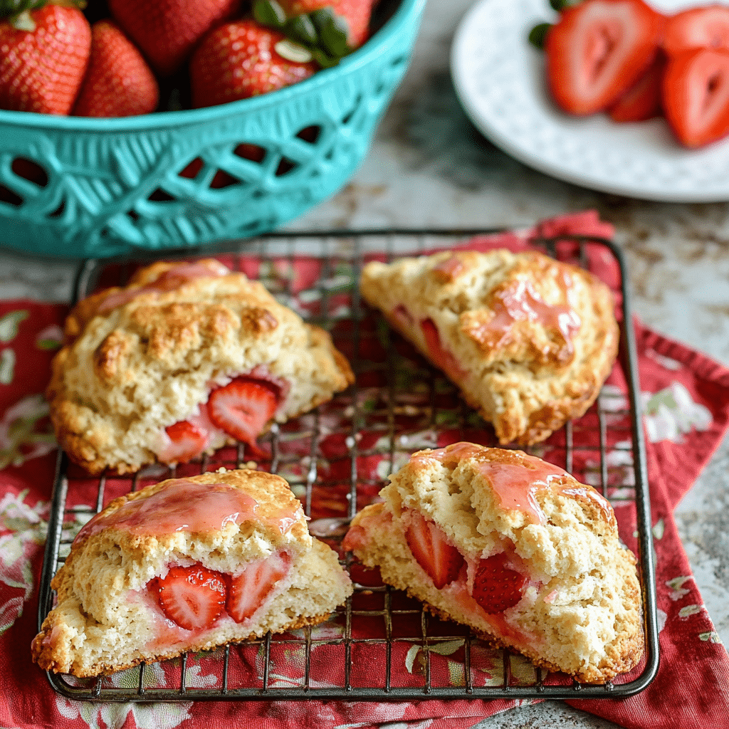 Strawberry Scones