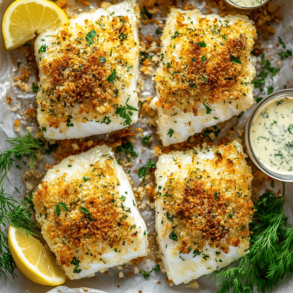 Crispy Lemon Baked Fish