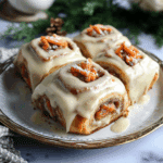 Carrot Cake Cinnamon Rolls