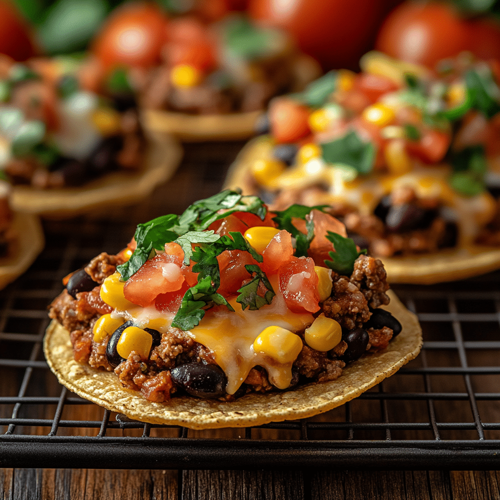 Easy Chicken Tostadas