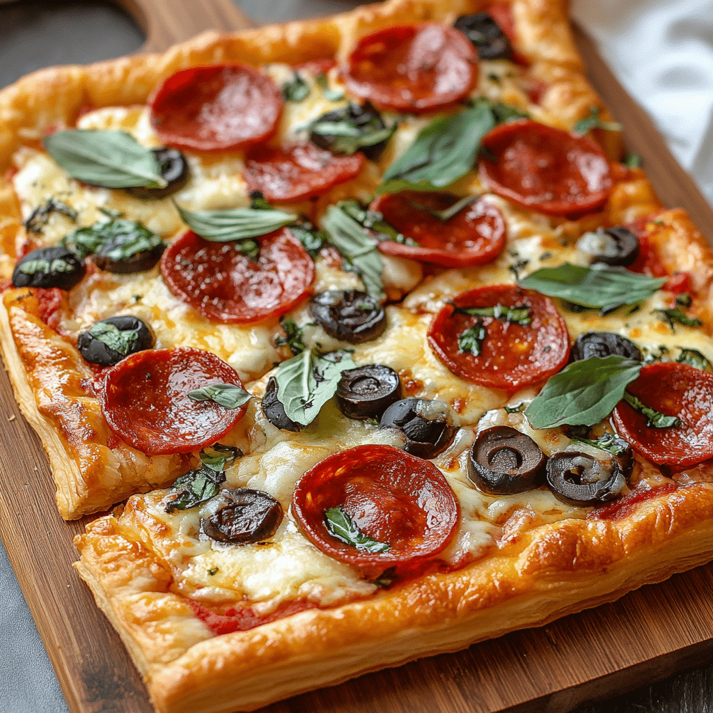 Puff Pastry Pizza
