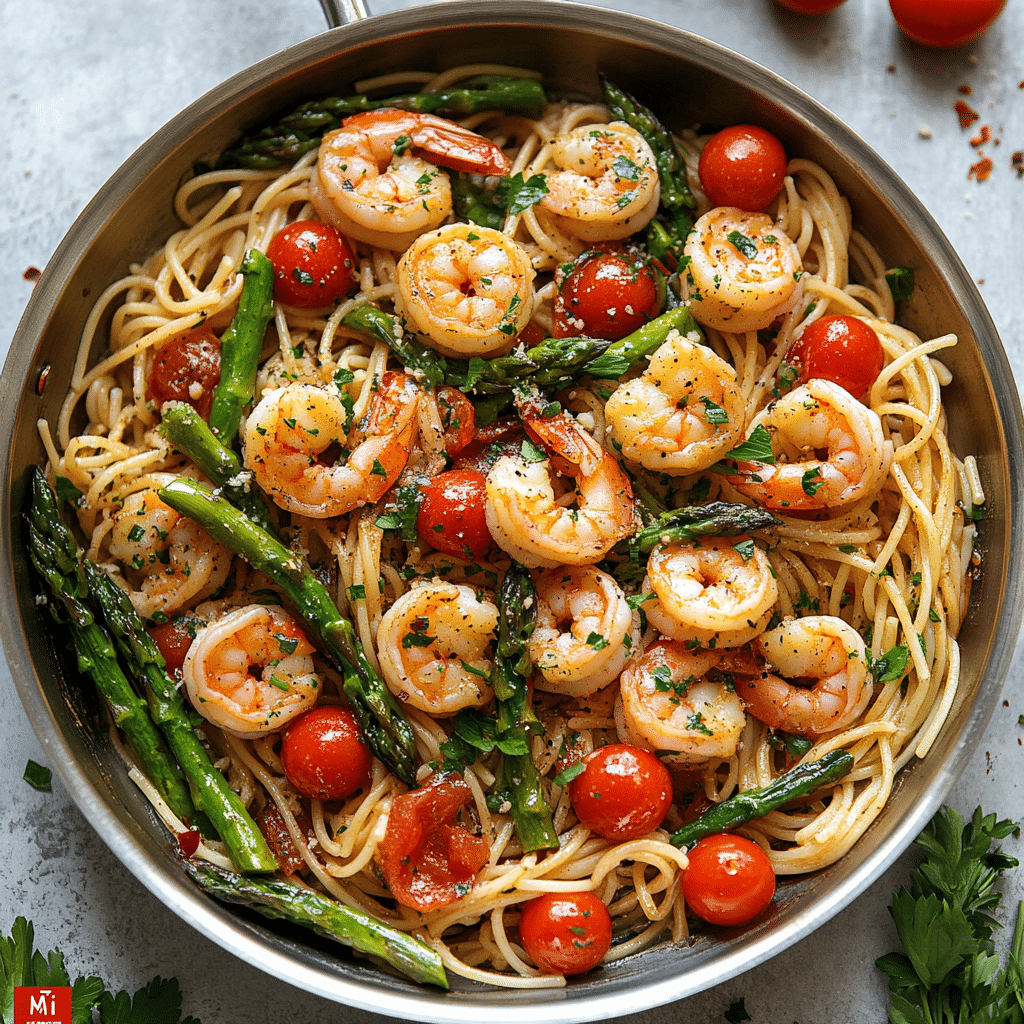 Garlic Shrimp Pasta