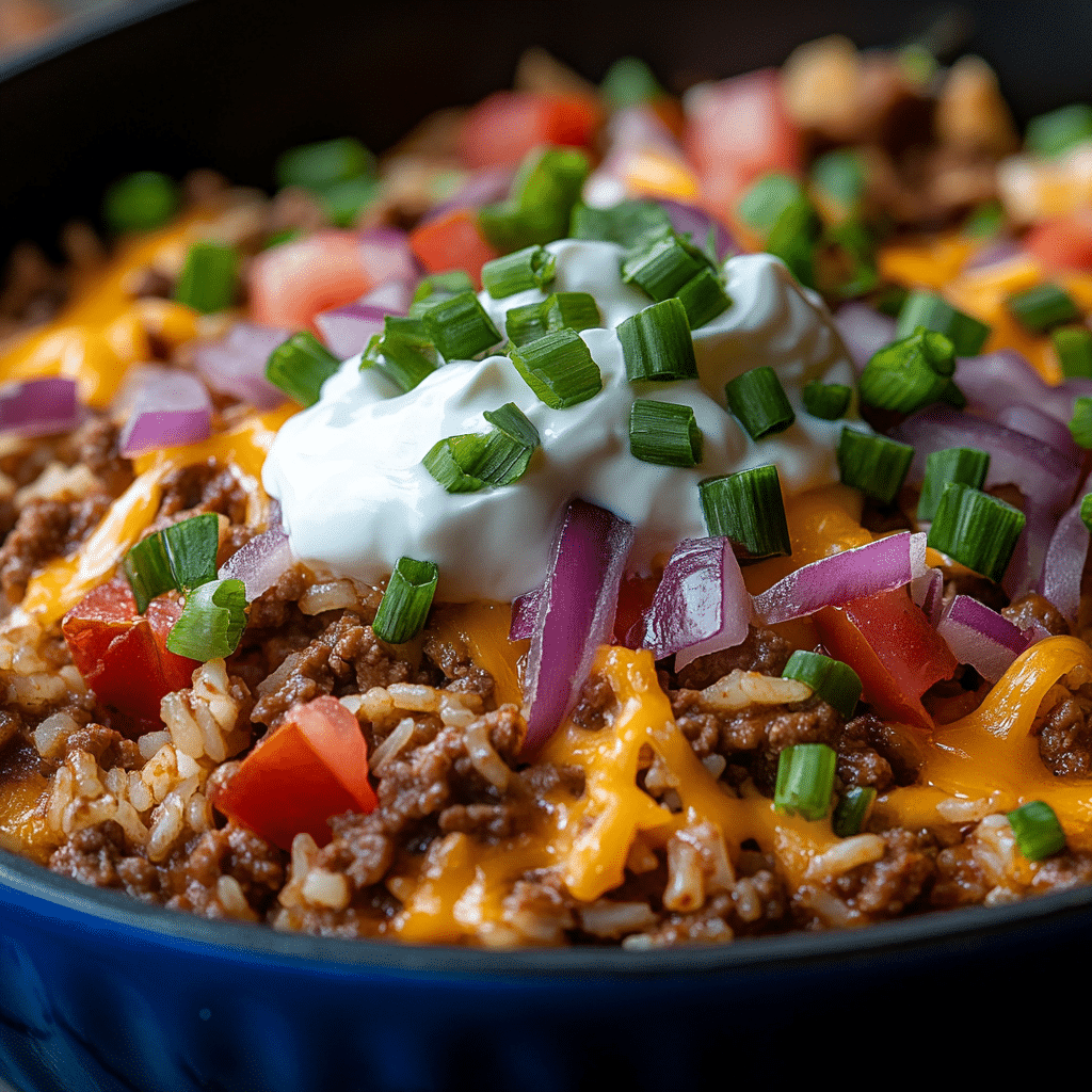 One Pot Taco Rice