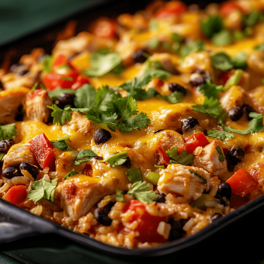 Mexican Chicken and Rice Bake
