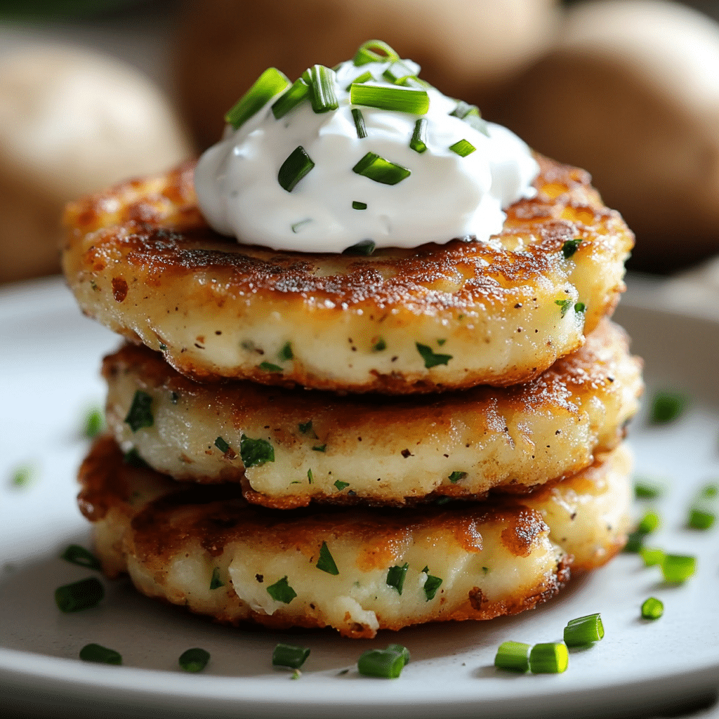 Leftover Mashed Potato Pancakes