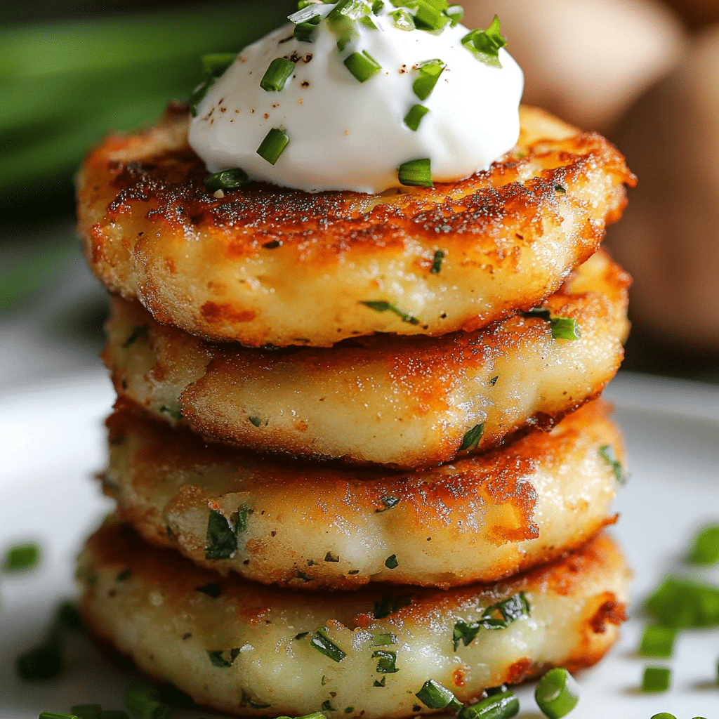 Leftover Mashed Potato Pancakes