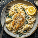 One-Pot Lemon Artichoke Pasta