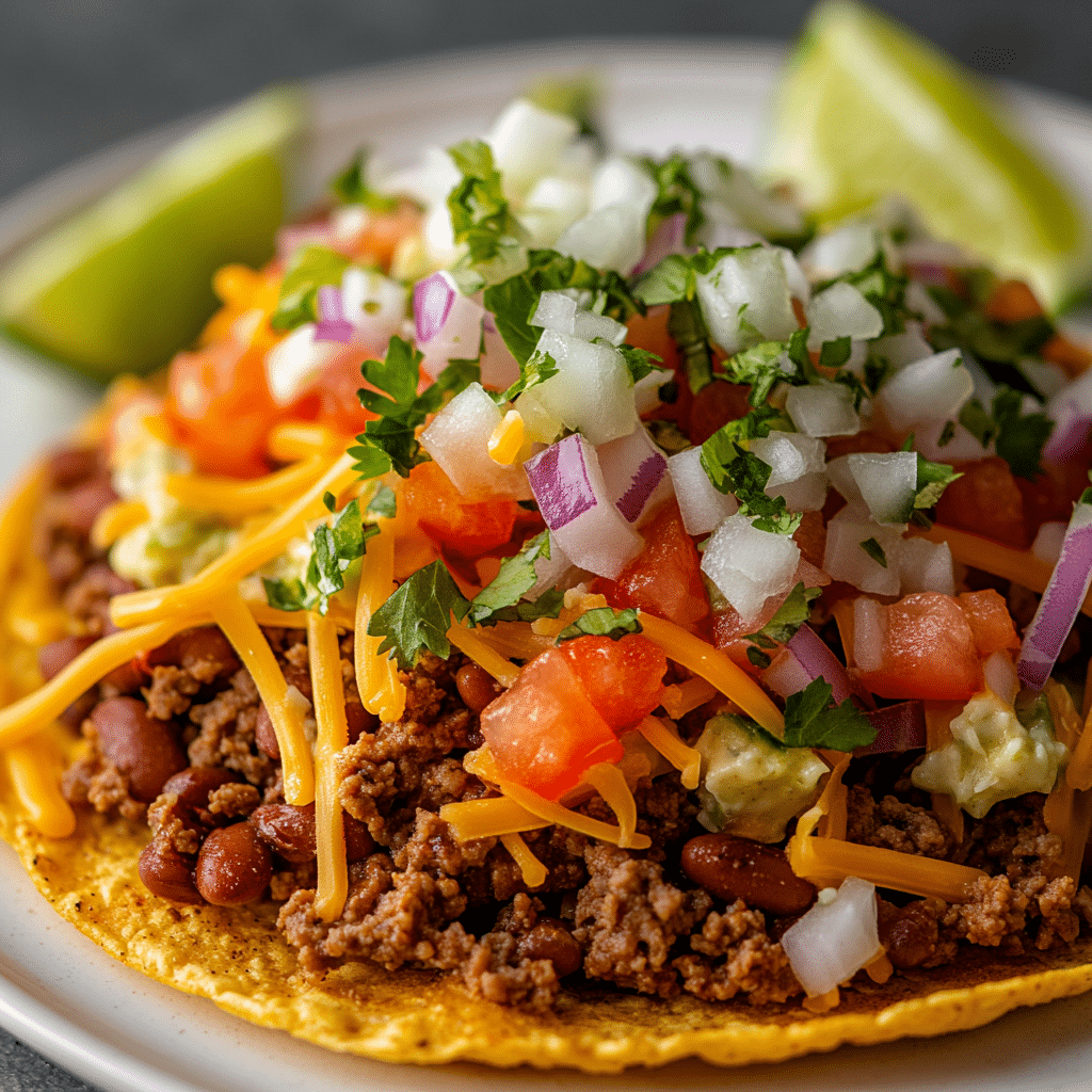 Chipotle Beef Tostadas