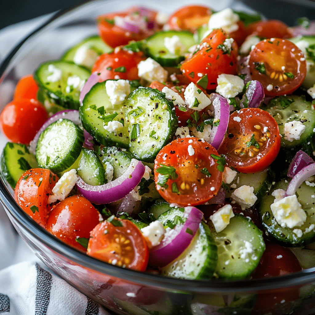 Cucumber Tomato Salad