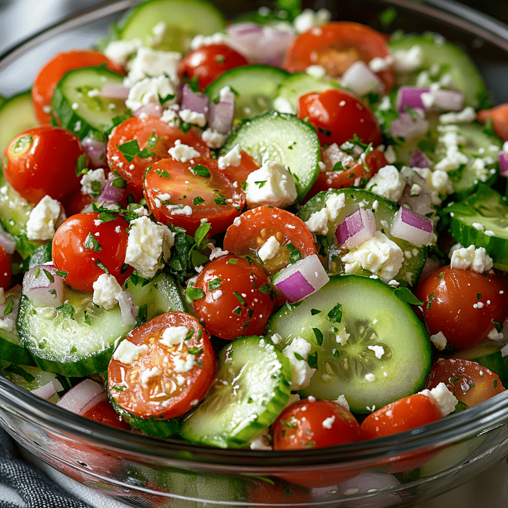 Cucumber Tomato Salad