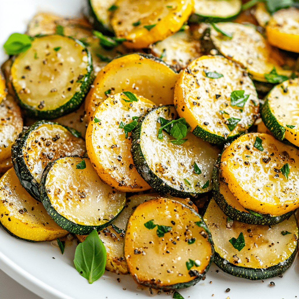 Roasted Zucchini and Squash