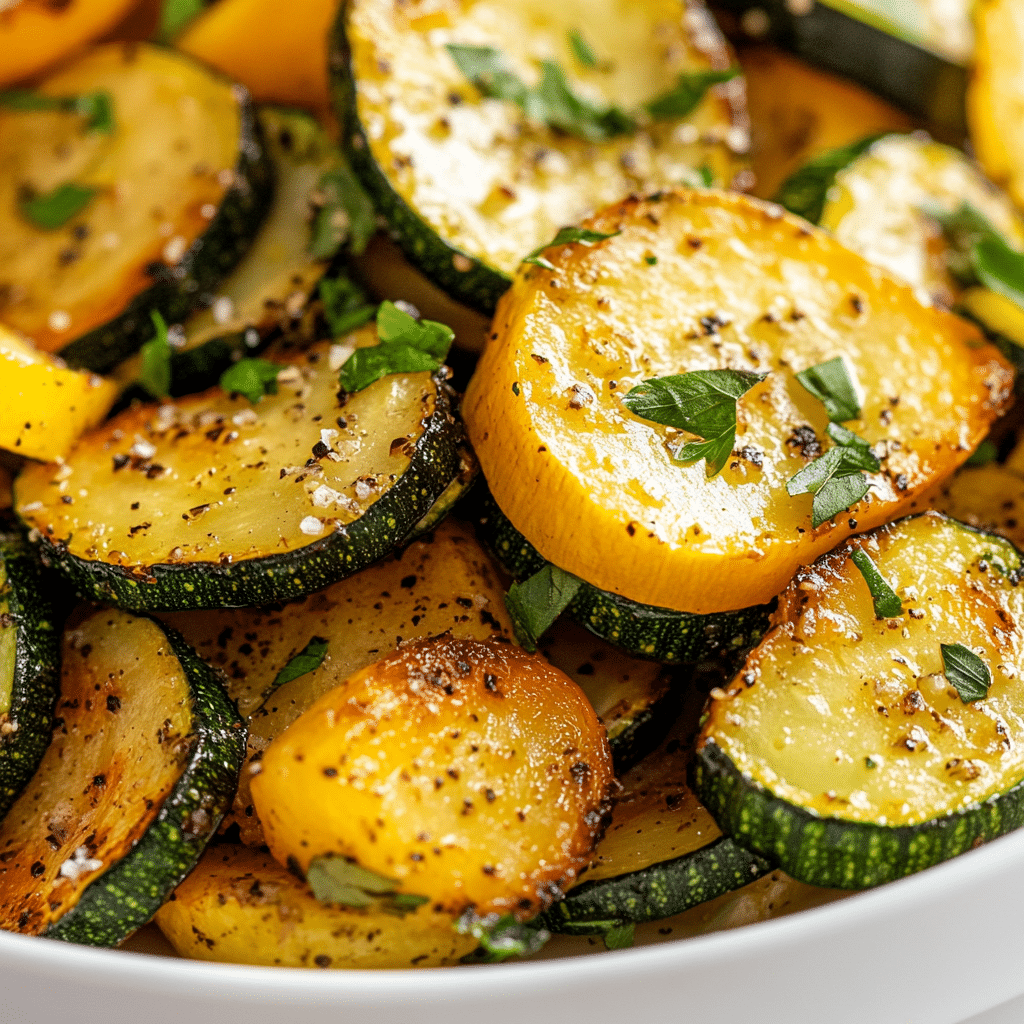 Roasted Zucchini and Squash