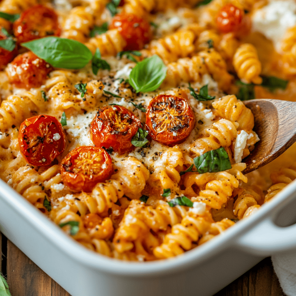 Baked Tomato and Feta Pasta