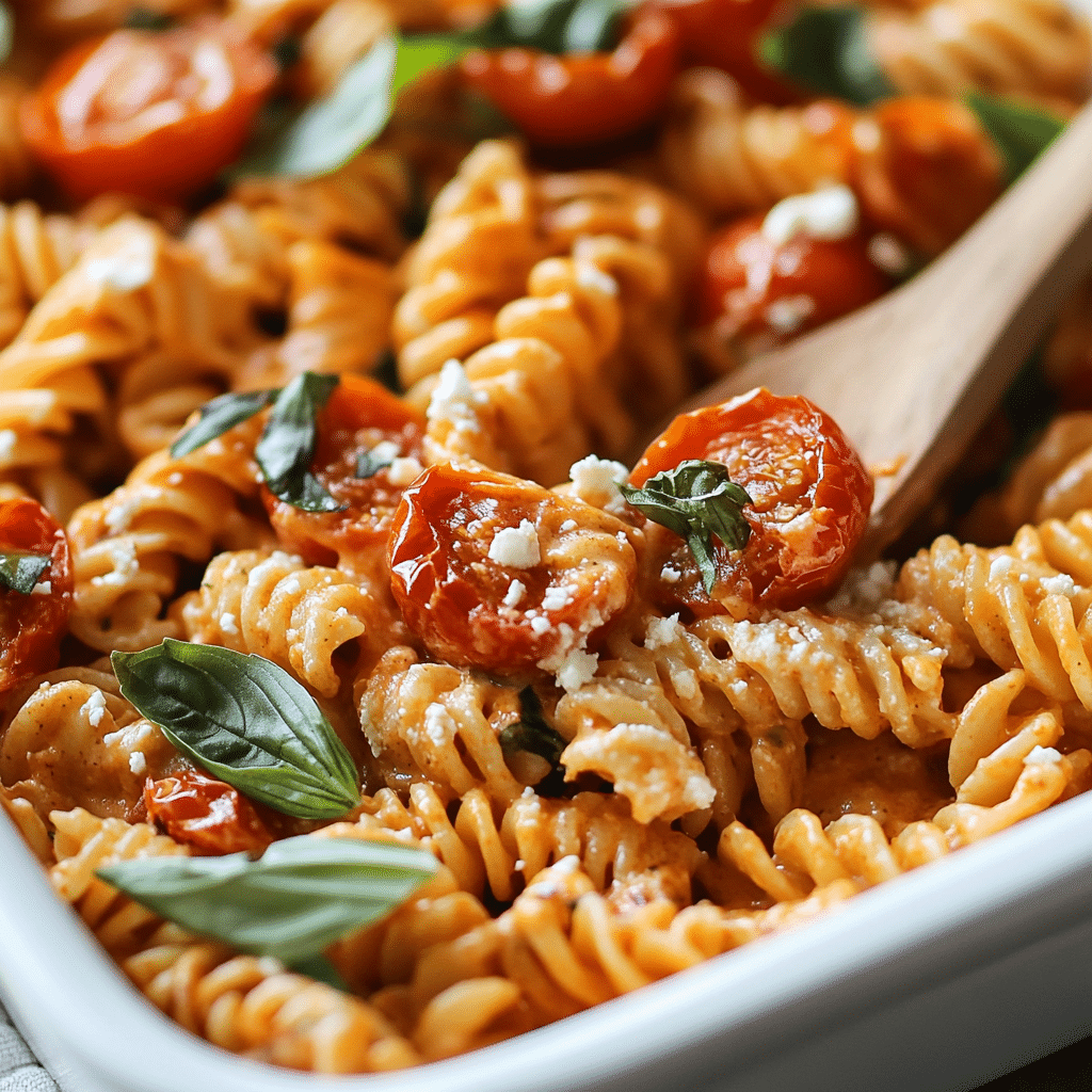 Baked Tomato and Feta Pasta