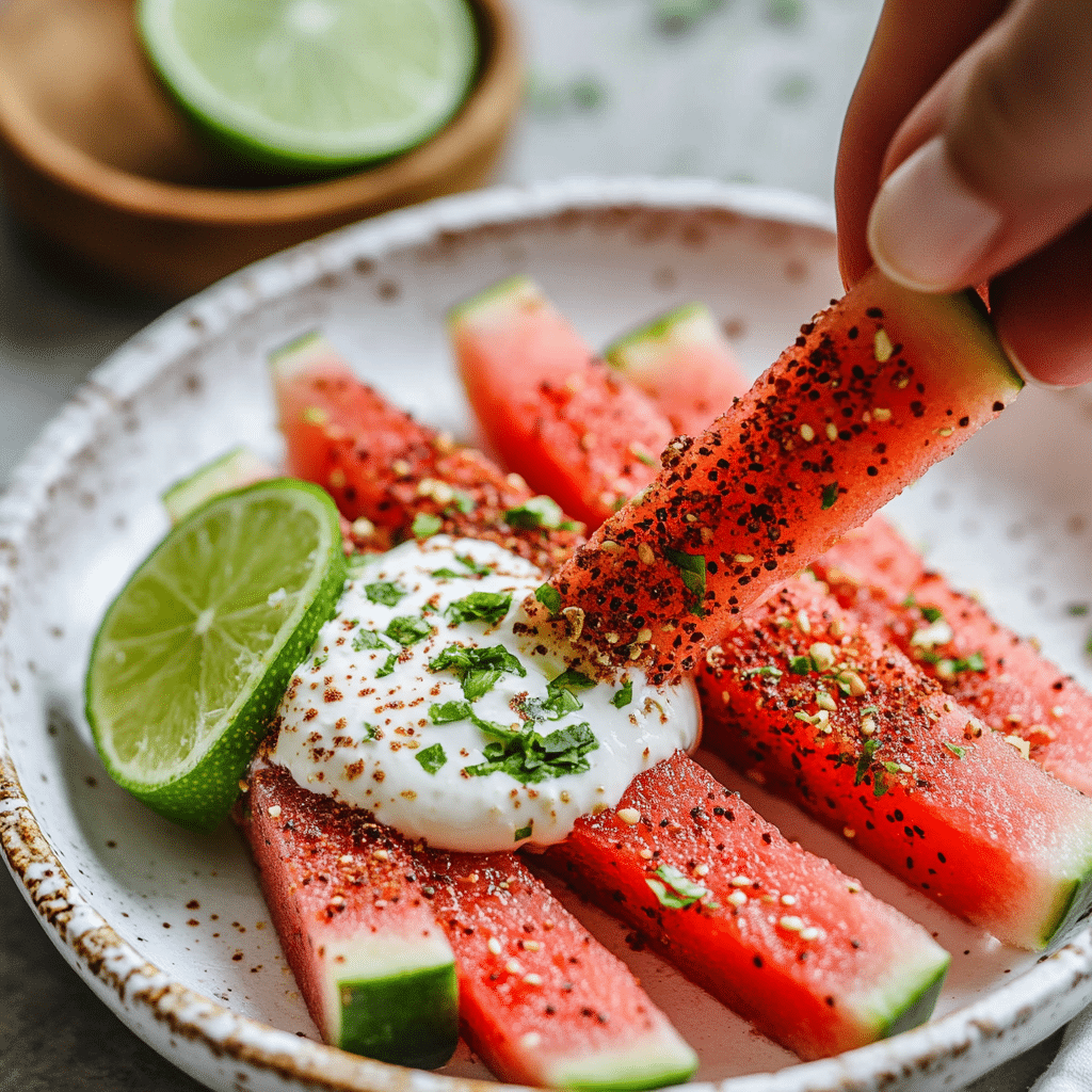 Spicy Watermelon Fries