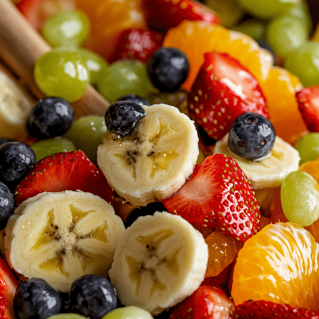 Rainbow Honey Lime Fruit Salad