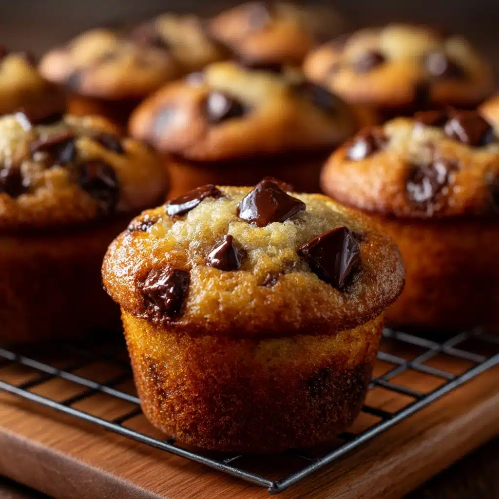 Bakery Style Chocolate Chip Muffins Recipe - Recipe Image