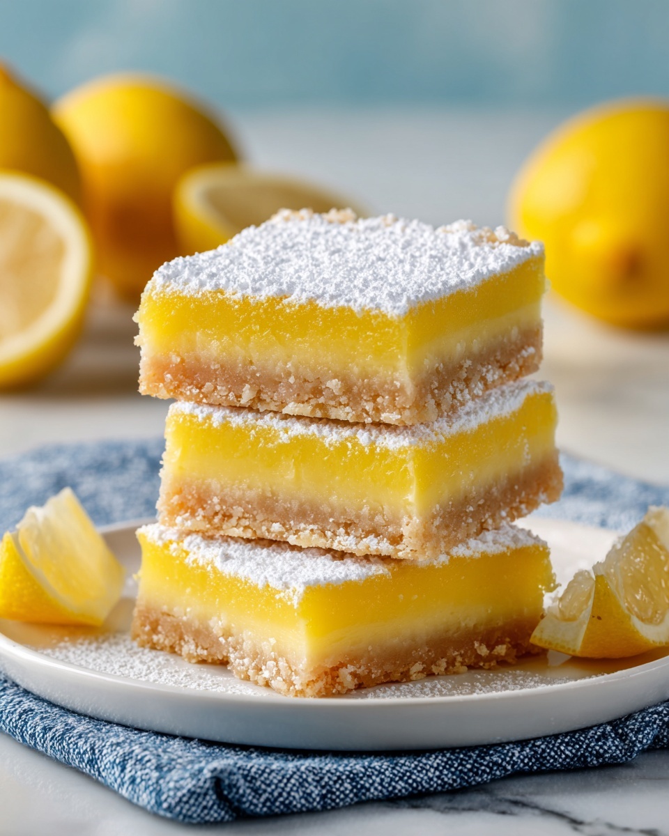 Easy Gluten-Free Lemon Bars Recipe - Recipe Image